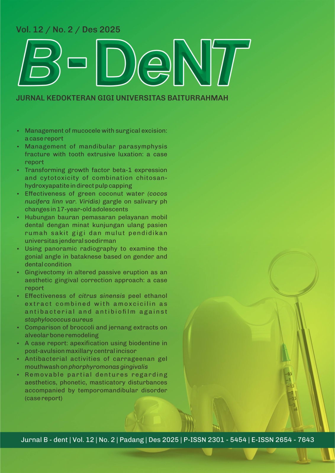 					View Vol. 12 No. 2 (2025): Vol 12 No 2 (December 2025)
				